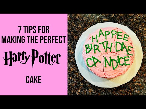 DIY Harry Potter Cake - 7 USEFUL TIPS!