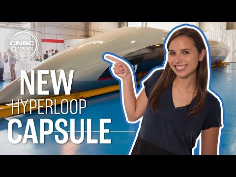 Hyperloop’s first full-scale passenger capsule | CNBC Reports