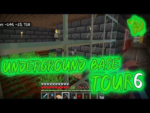Insane Ultimate Underground Base Tour - Minecraft #6