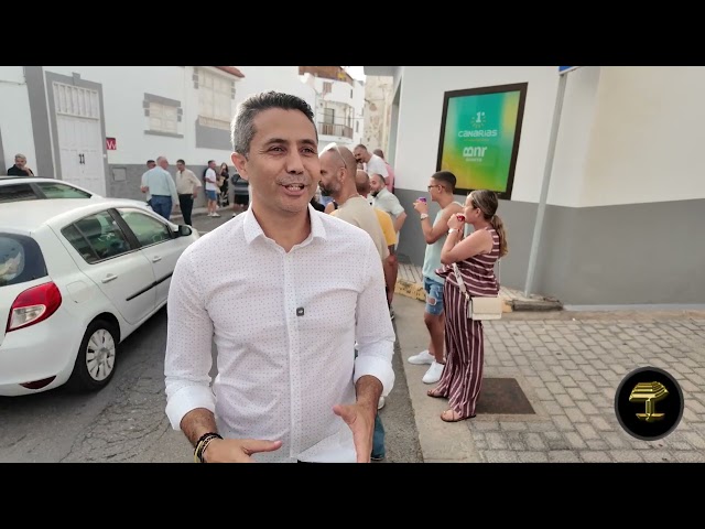 Jesús González inaugura la sede del BNR Primero Canarias en Agaete