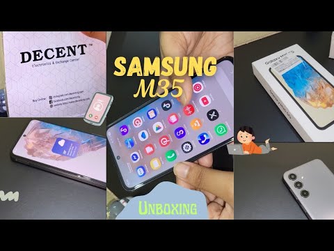 Unboxing Samsung Galaxy M35 in 2025