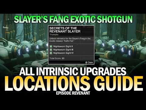 All 3 Intrinsic Upgrades in Kell's Fall (Organ Puzzles / Slayer's Fang Exotic Upgrade) [Destiny 2]