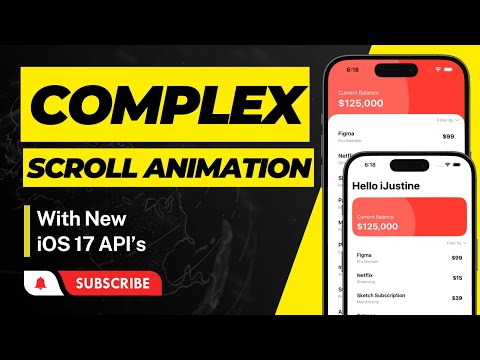 Building Complex Scroll Animations With New iOS 17 API's - Xcode 15 thumbnail