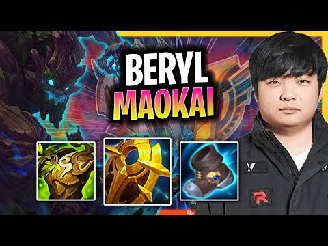 BERYL IS SO GOOD WITH MAOKAI! | KT Beryl Plays Maokai Support vs Leona!  Season 2024