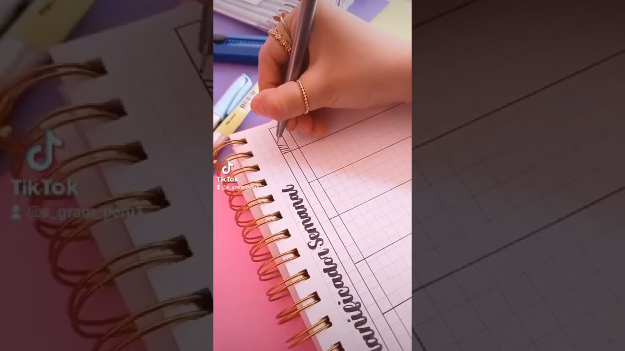 Planificador Semanal💕