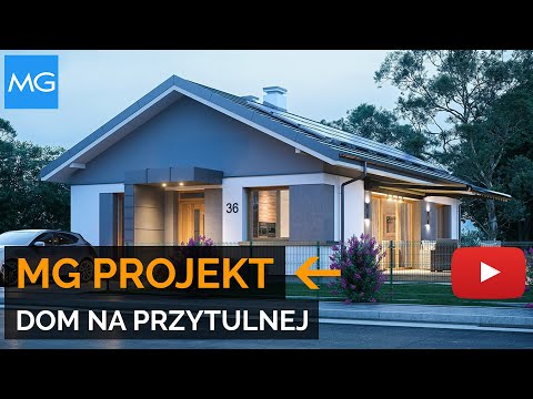 Projekt Dom na Przytulnej MG Projekt - 93,00 m2
