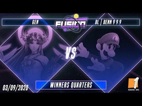 Fusion #14 - Gen (Palutena) Vs. BL | Ben 999 (Luigi) - Winners Quarters - Smash Ultimate