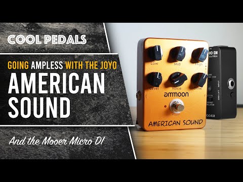 Going Ampless with the Joyo American sound. A super affordable way to play without an amp.
