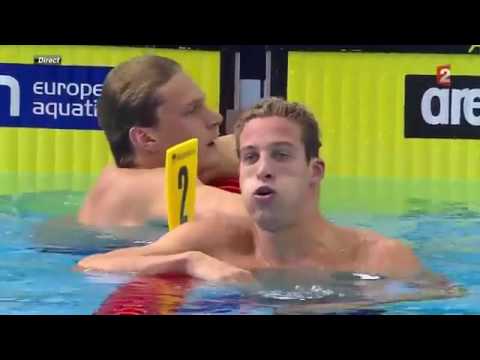Men's 200m Freestyle Final Stjepanovic vs Biedermann Europeans Berlin 2014