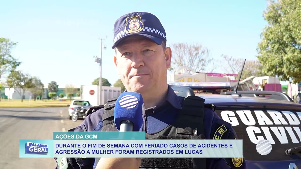 DURANTE O FIM DE SEMANA COM FERIADO CASOS DE ACIDENTE E AGRESSÃO À MULHER FORAM REGISTRADOSEM LUCAS