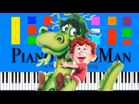 Puff, The Magic Dragon - Peter, Paul and Mary piano tutorial