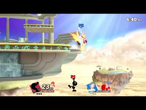 ssbu Mr Game And Watch Combo Video by twerkmastr