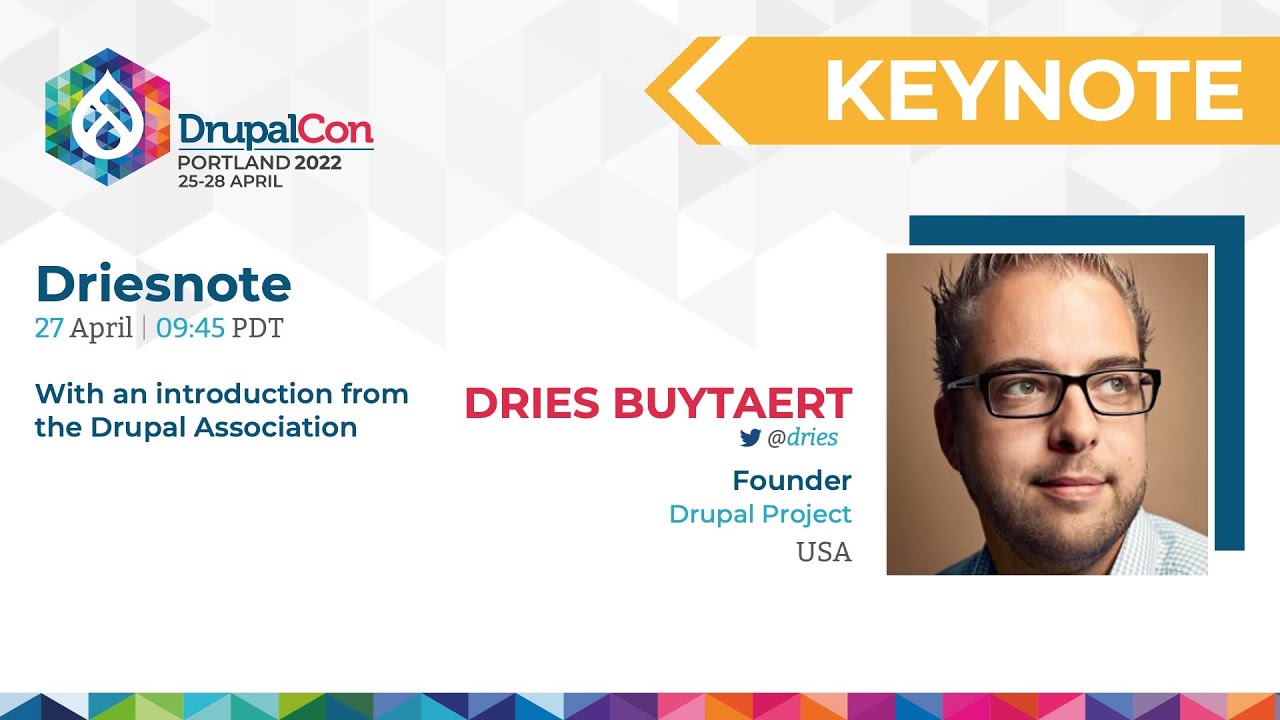 Driesnote Q&A: DrupalCon Portland 2022