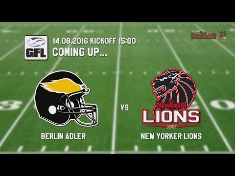14.08.2016 Berlin Adler vs New Yorker Lions
