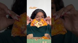 NEW PAPA JOHNS CHEDDAR STUFFED CRUST PIZZA