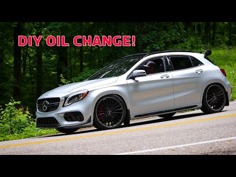 How to Change the Oil on a 2019 Mercedes GLA45 AMG + Service Reset