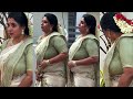 Malayalam Actress Nila Nambiar Different Look In Saree