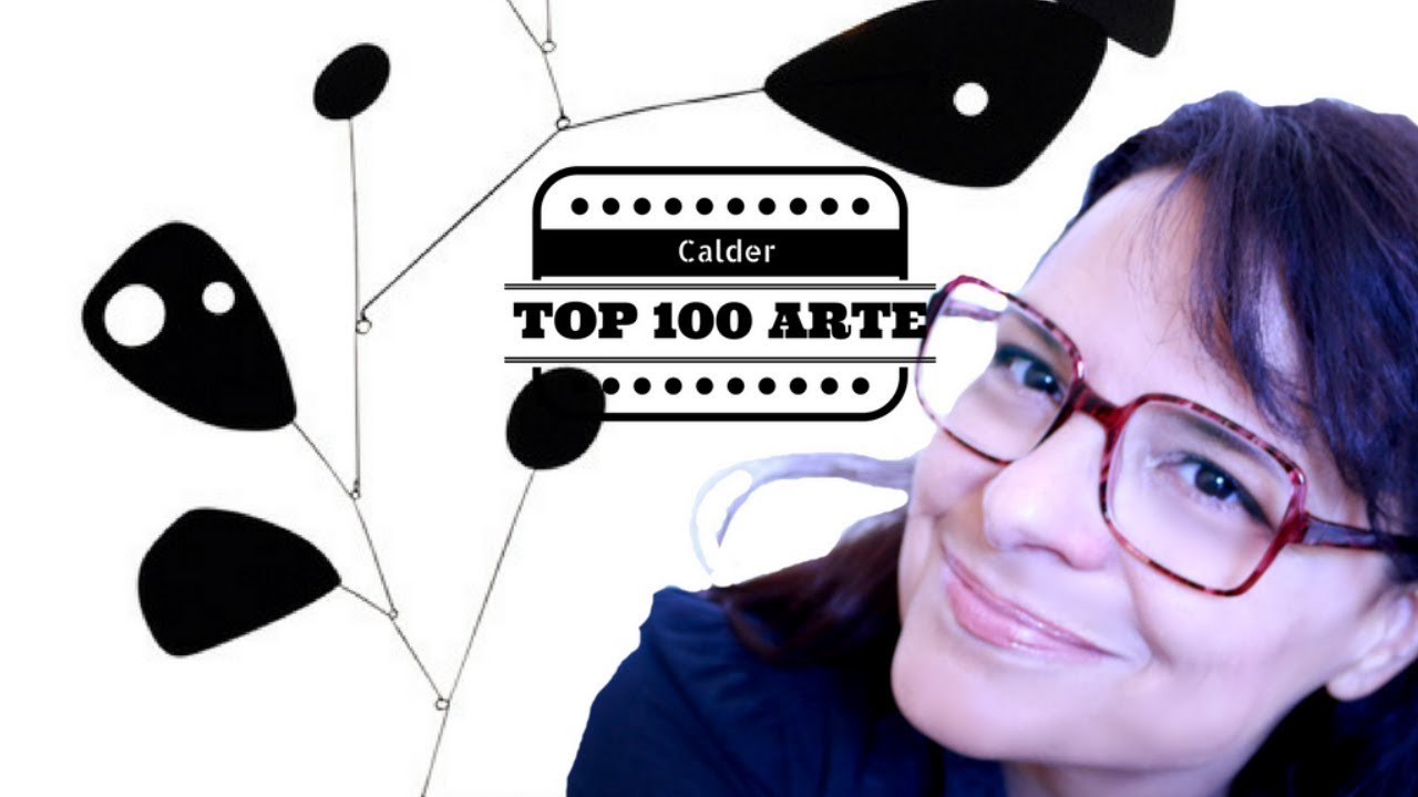 Calder e um de seus maiores móbiles "Viúva Negra" - TOP100Arte #61