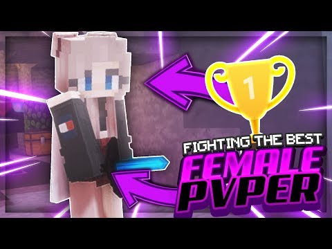 Fighting The BEST Female PvPer!