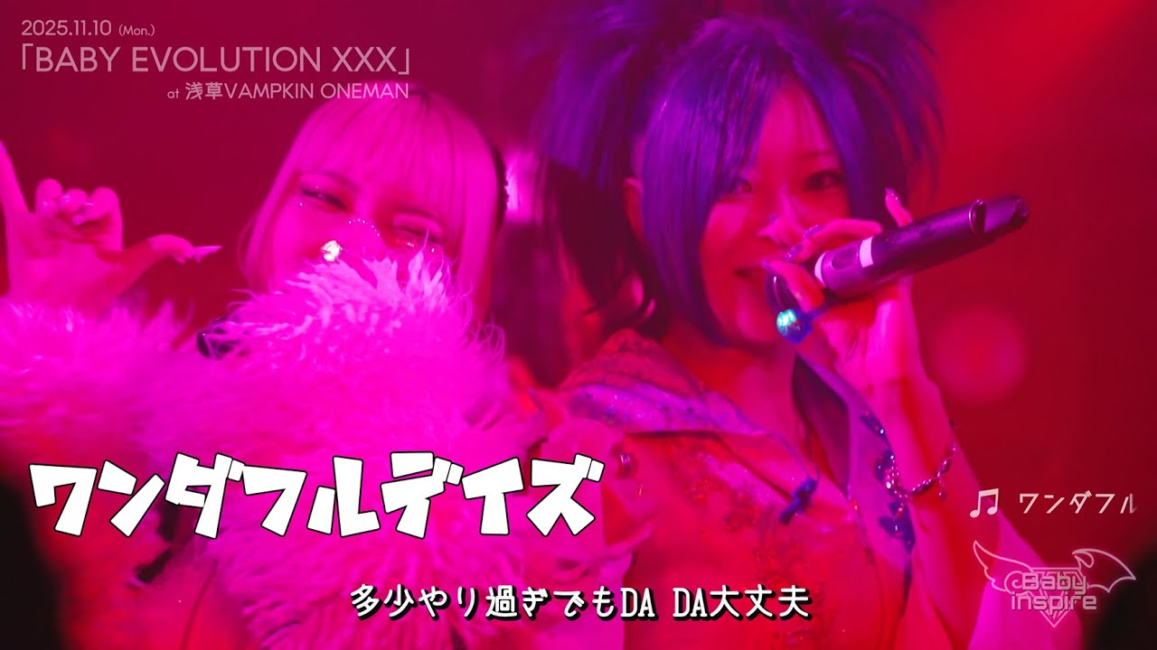 ワンダフルデイズ/Baby inspire【Official Live Video】