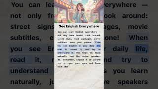 See English Everywhere 🌍 | Learn from Daily Life | English Reading and Listening Practice #english