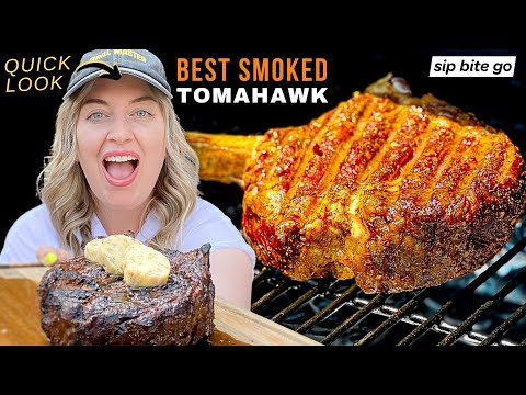 Traeger Smoked Tomahawk Steak Recipe