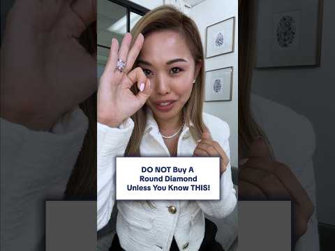 DO NOT Buy a round diamond unless you know these 3 things! #diamond #jewelry  #rounddiamond #ring