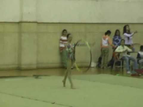 Yasmine Rostom Rhythmic Gymnastics 2007 Egyptian Nationals Junior hoop