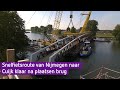 Snelfietsroute van Nijmegen naar Cuijk klaar na plaatsen brug