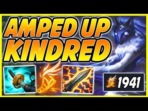 STORMRAZOR RUSH IS INSANELY GOOD ON KINDRED?! AMPED UP ENERGIZED KINDRED IS OP! - League Of Legends