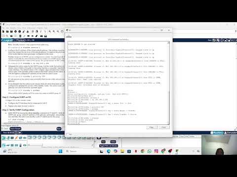 9.3.3 Packet Tracer - HSRP Configuration Guide