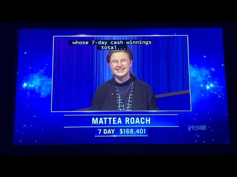 Jeopardy, intro - Mattea Roach Day 8 (4/14/22)