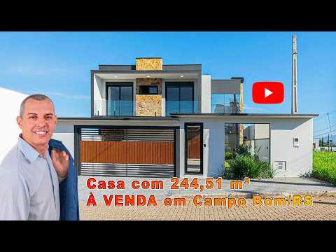 Casa Moderna e Imponente à VENDA em Campo Bom - RS
