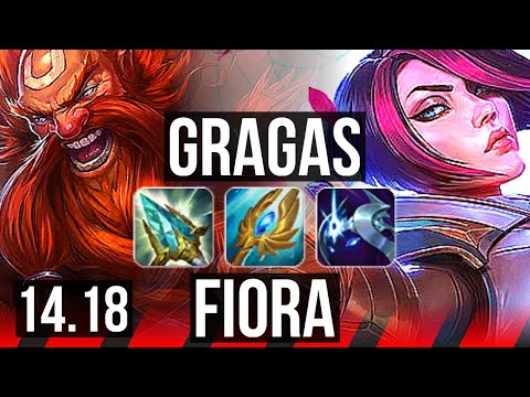 GRAGAS vs FIORA (TOP) | 9/2/10, Legendary | EUW Master | 14.18