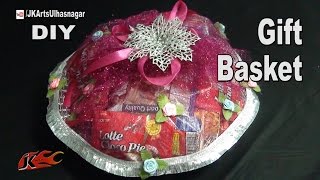 DIY Gift Basket Idea for Festival like Raksha Bandhan, Diwali | How To | JK Arts 1046