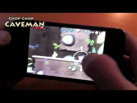 Chop Chop Caveman - Gameplay Footage on iPhone 4