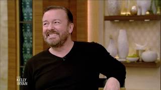 Ricky Gervais Is Useless Without His Girlfriend Jane