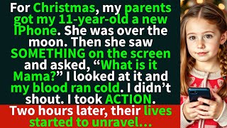 For Christmas, my parents gave my daughter an iPhone. I looked at it and called the POLICE…