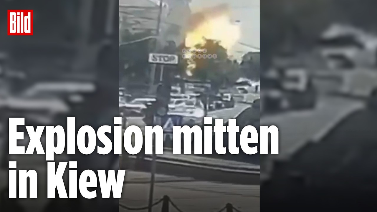 UKRAINE: Russische Drohne trifft Geheimdienst-Hauptquartier in Kiew