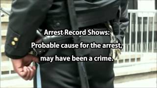ArrestRecords.us.org - Arrest Record vs. Criminal Conviction Report