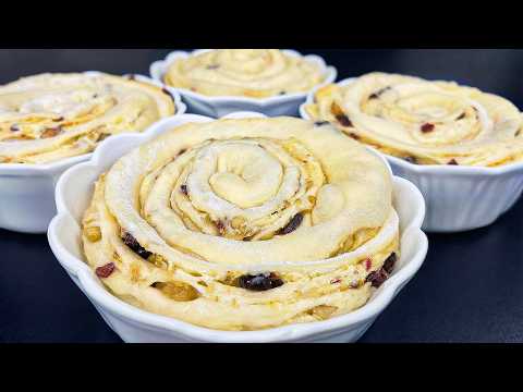 4-Ingredient Christmas Bread! Butter bread that melts in your mouth – so easy!