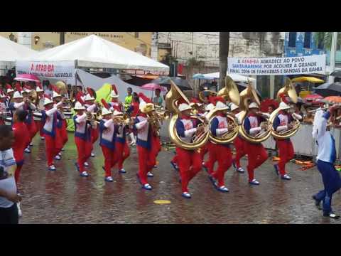 Entrada da Olímpica da Bahia na final
