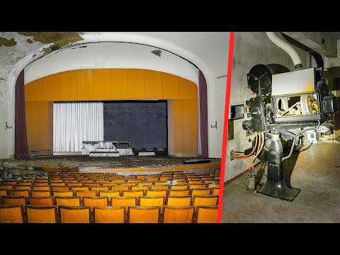 UNTOUCHED Abandoned Theater with Vintage Movie Projector - Urbex Lost Places Germany