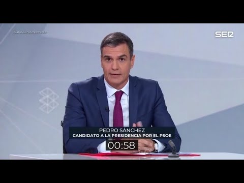 El minuto de oro de Pedro Sánchez