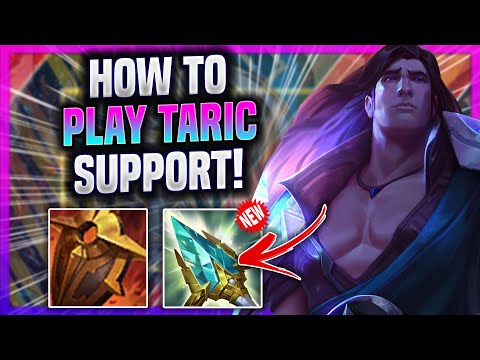 LEARN HOW TO PLAY TARIC SUPPORT LIKE A PRO! *Preseason 2023* - Challenger Plays Taric Support!