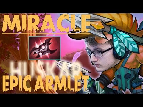Miracle - Dota 2 Highlights - Huskar 9K MMR & Epic Armlet of Mordiggian