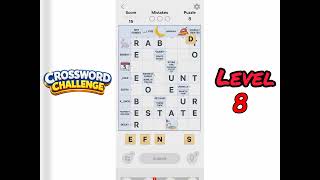 Crossword Challenge Level 8 Walkthrough