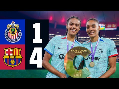 HIGHLIGHTS | CHIVAS FEMENIL 1 vs 4 FC BARCELONA 🔵🔴