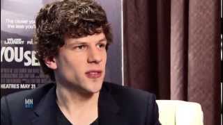 Awkward Jesse Eisenberg Interview for "Now You See Me"