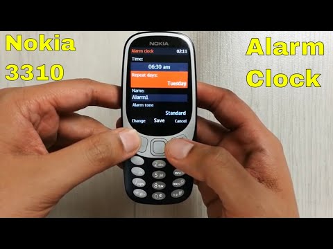 How to Set Clock Alarm in Nokia 3310 2017 Phone